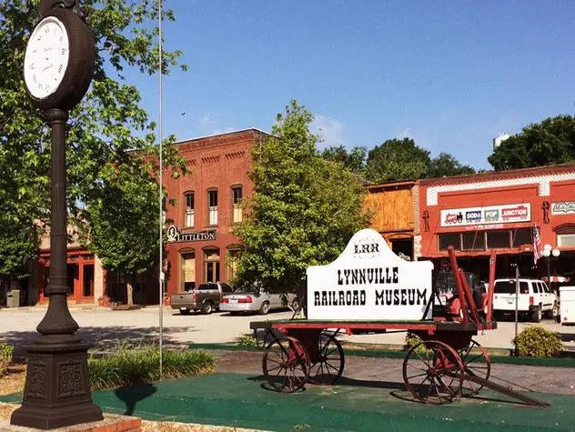 Lynnville TN City Center Railway Museum - Roto-Rooter Jackson Service Area